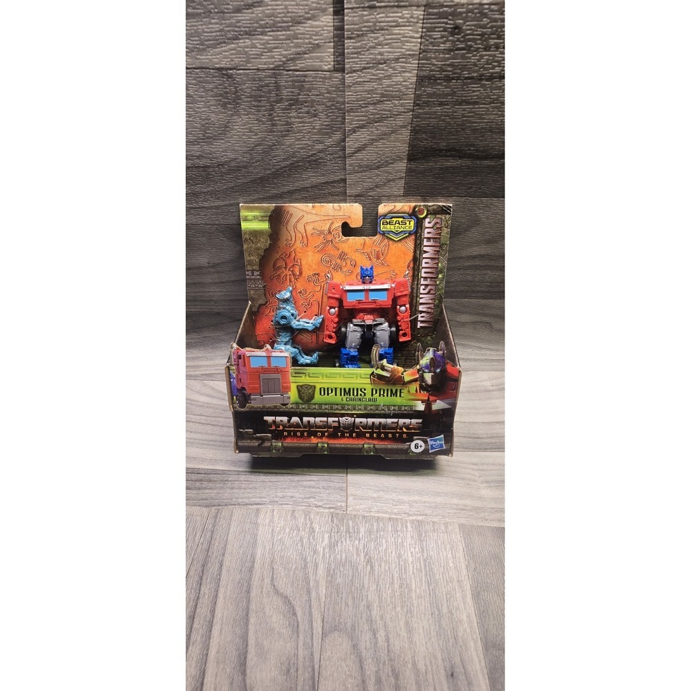 Transformers Rise of the Beasts Movie Weaponizer Optimus Prime Chainclaw Hasbro